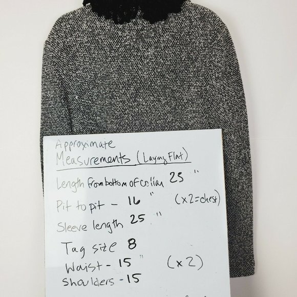 ST. JOHN Black White Soft Tweed Jacket Skirt Set 8 - Picture 2 of 10